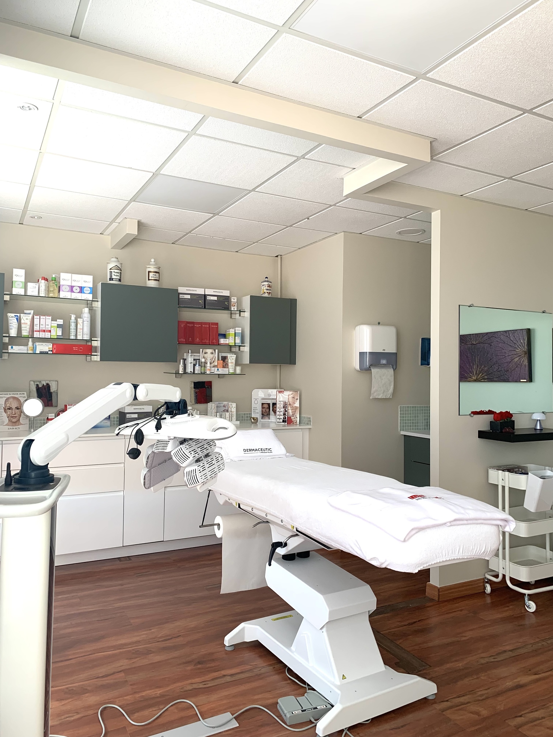 Nouvelle salle de soins du centre esthétique Skin Lasers Nouvelle salle de soins du centre esthétique Skin Lasers